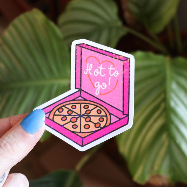 Hot To Go Sticker