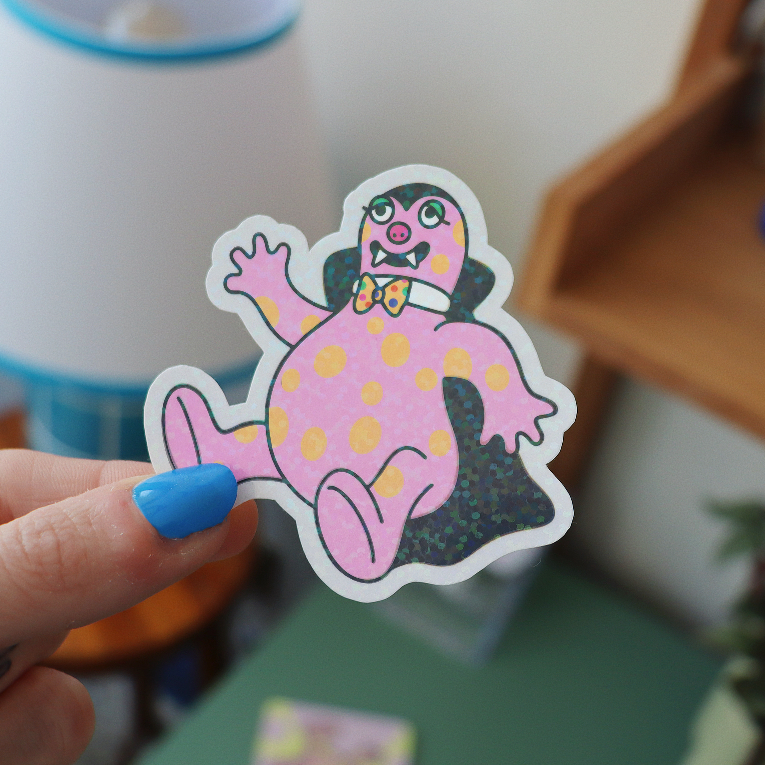 Vampire Blobby Sticker - Image 1