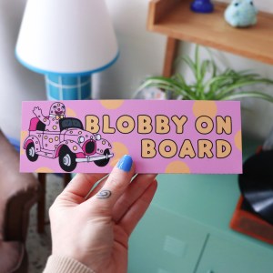 Blobby Bumper Sticker