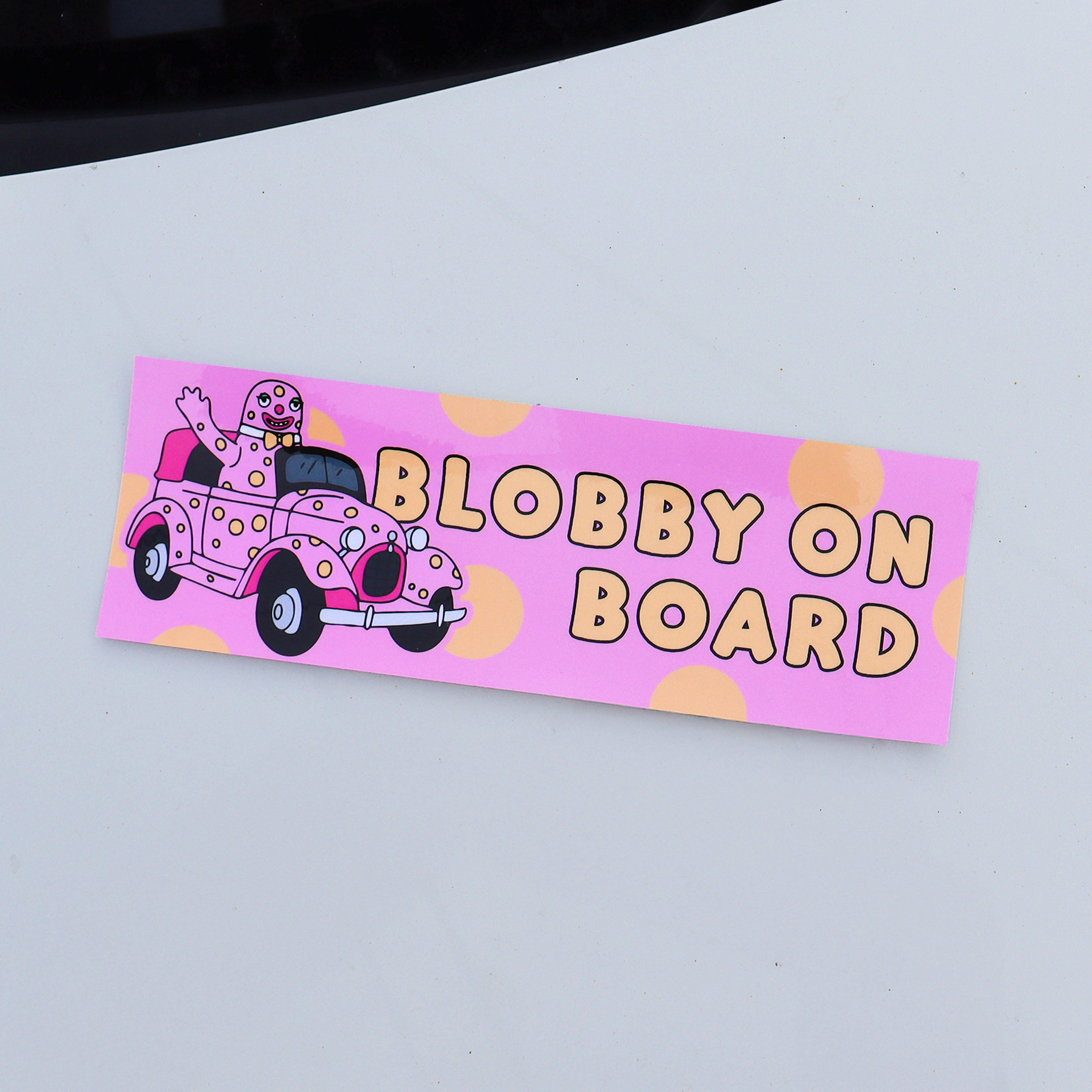 Blobby Bumper Sticker - Image 2