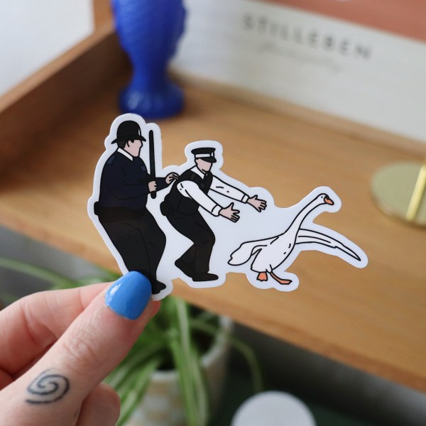 Just the one Swan Sticker