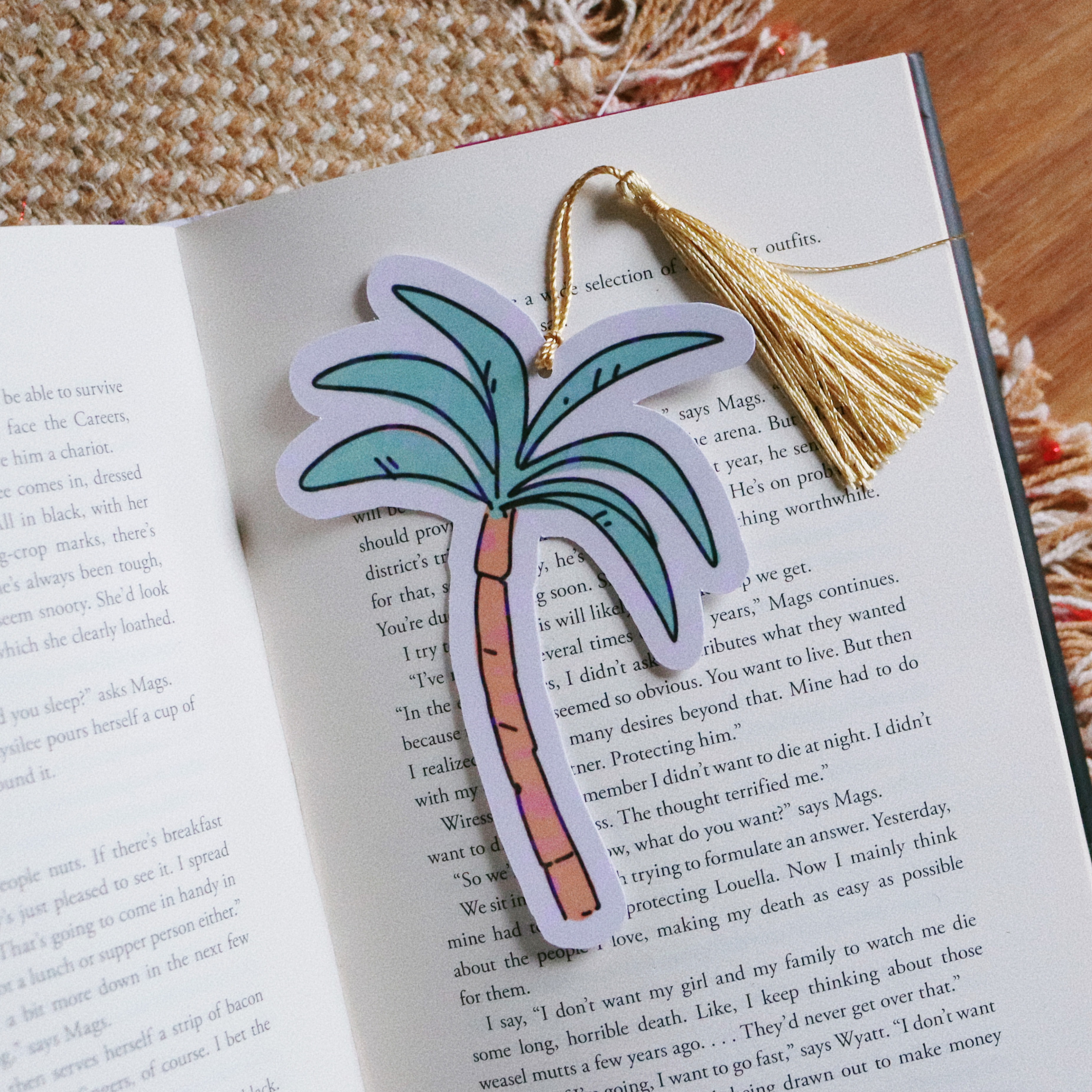 Palm Tree Bookmark - Image 1
