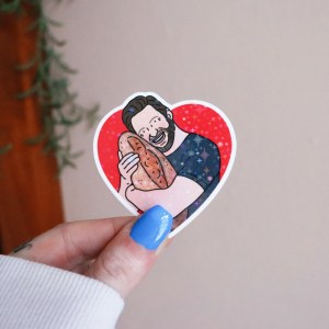 Hugh Loves Bread Sticker