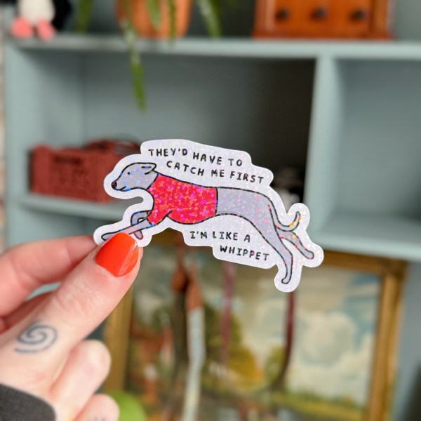 Whippet Sticker