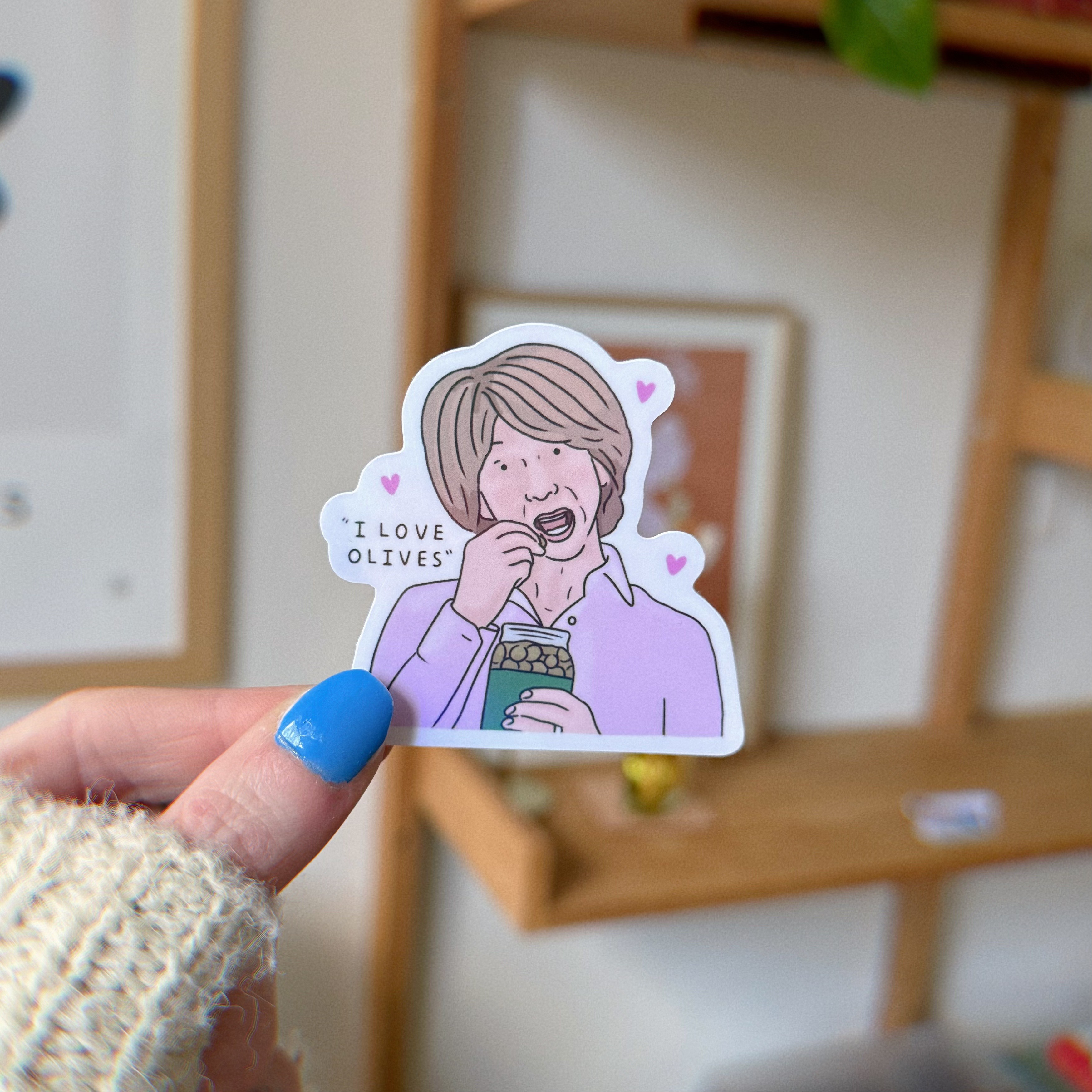 Gail Loves Olives Sticker - Image 1